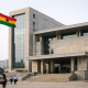 Exterior view of a central bank building in Accra, Ghana, representing the Bank of Ghana monetary policy decision