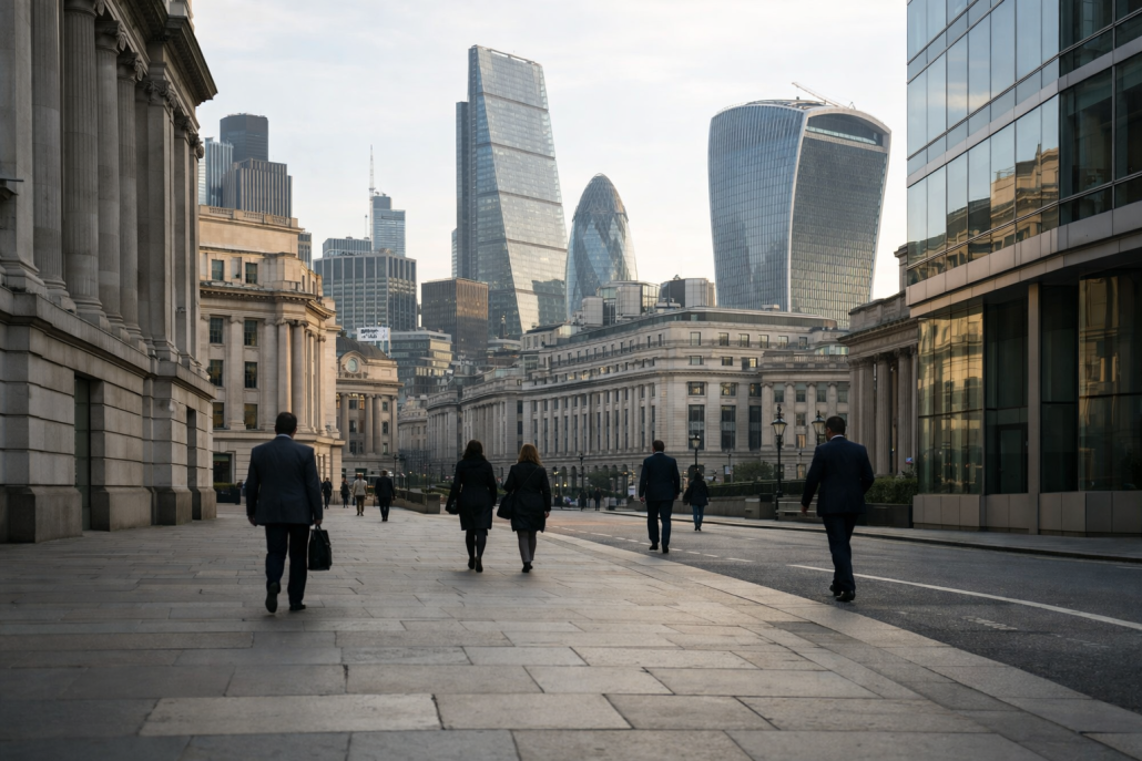 BoE Fundamental Rules for FMIs Take Effect The exterior of a major financial market infrastructure building in the City of London on a bright day – BoE Fundamental Rules for FMIs
