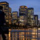 Tokyo financial district skyline representing Japanese government bond and pension fund policy