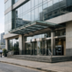 A bank branch facade in Nairobi representing cross-border banking consolidation in East Africa