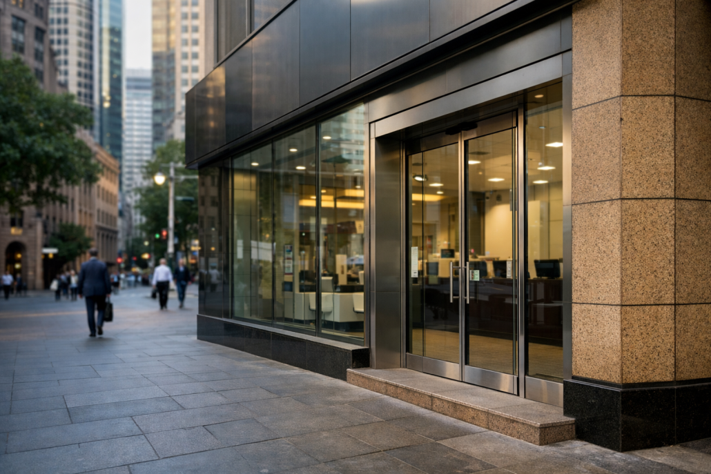 An Australian bank facade with signage for the Reserve Bank of Australia in the background under natural daylight – RBA cash rate August 2026