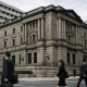 The Bank of Japan headquarters building in Tokyo under natural daylight