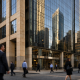 Exterior of a major Australian bank building in a central business district under natural daylight