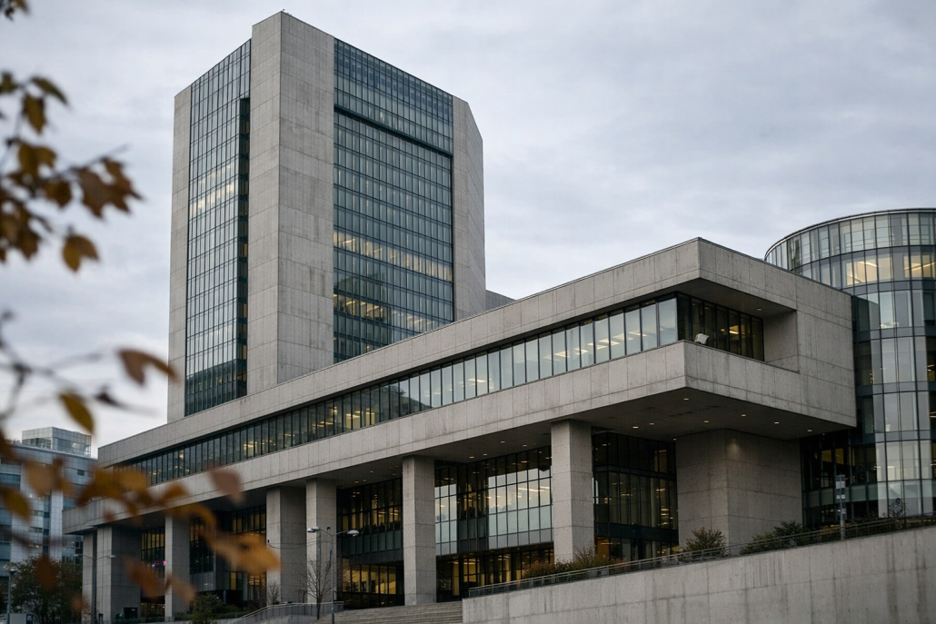 Bundesbank Publishes Oct 2026 Report on EU Banking Regulation Reform The Deutsche Bundesbank headquarters building in Frankfurt am Main under natural daylight – EU banking regulation reform