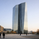 Exterior of the European Central Bank building in Frankfurt on a release day for the Survey of Professional Forecasters