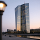 The Deutsche Bundesbank headquarters facade in Frankfurt, representing a German government bond auction