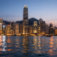 Hong Kong financial district skyline representing the city's offshore renminbi market